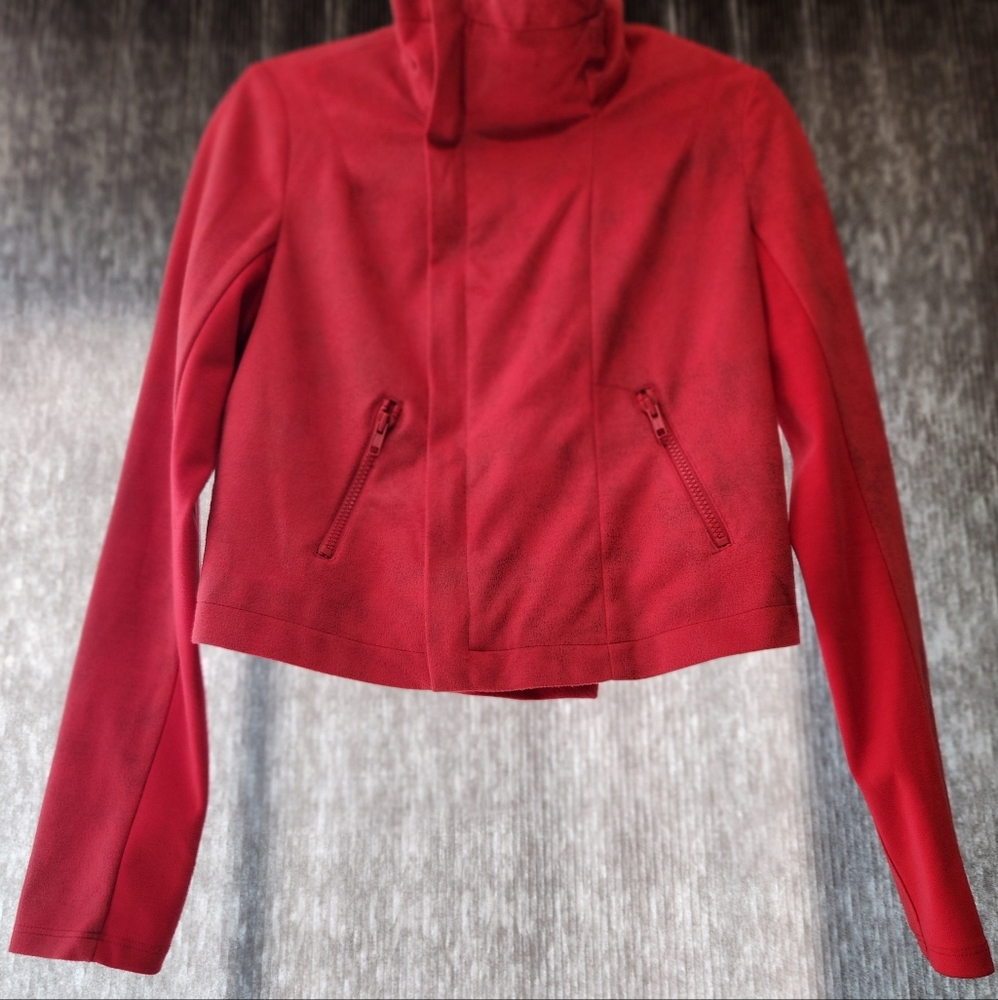 Rock & Republic red long sleeve blouse